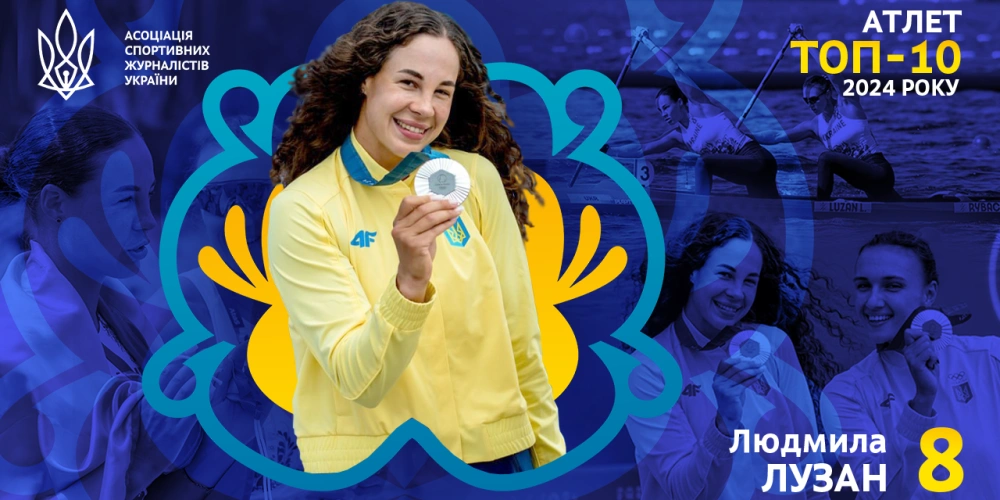 Людмила Лузан серед десяти найкращих атлетів України 2024 року